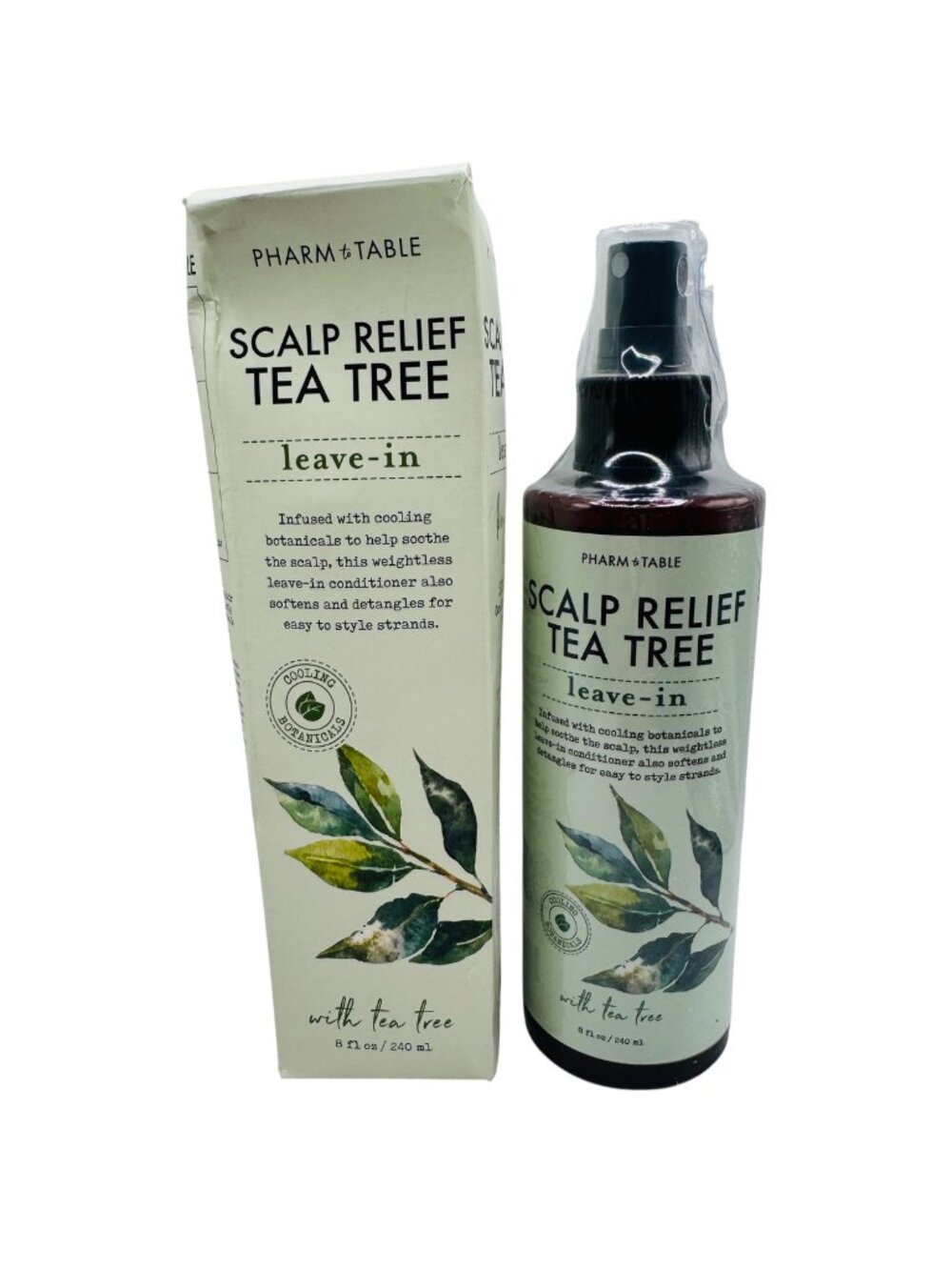 Pharm To Table Scalp Relief Tea Tree Leave-In Conditioner 8 Oz